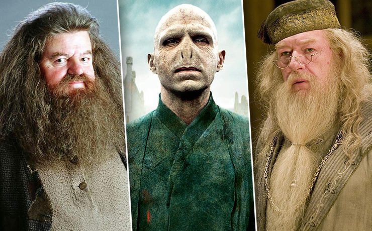 Дамблдор, Хагрид и Волан-де-Морт: знаменитые герои «Гарри Поттера» без грима