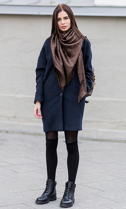 Как носить объемный шарф и выглядеть стильно: 20 модных идей для холодов