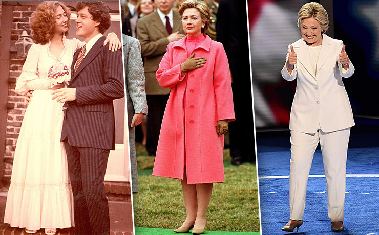 От студентки-хиппи до несостоявшегося президента: эволюция стиля Хиллари Клинтон
