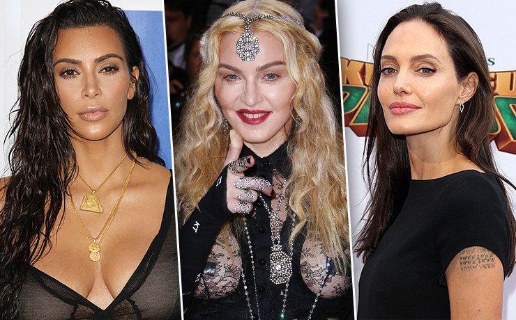 Ким Кардашьян, Анджелина Джоли, Мадонна и другие: рейтинг звездных стерв