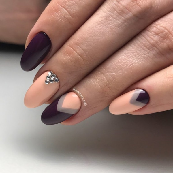Модный лунный маникюр 2018, фото красивых примеров дизайна ногтей с лунками