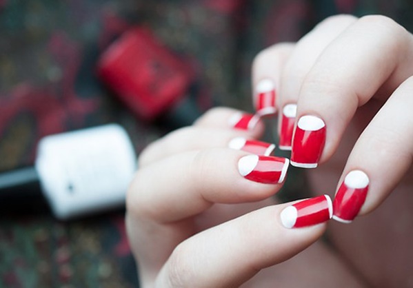 Модный маникюр и дизайн ногтей красного цвета — фото